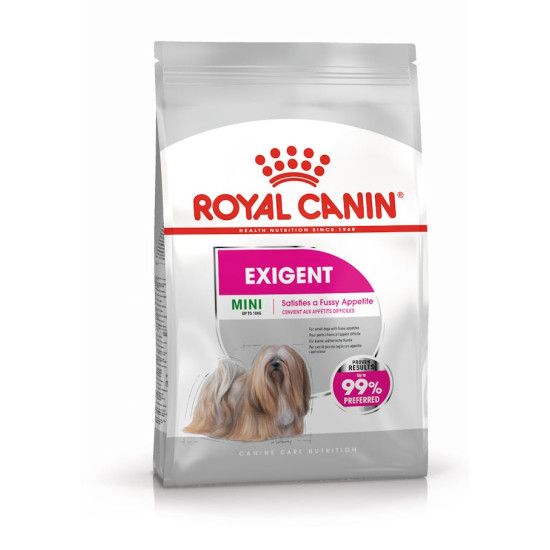 Royal Canin Mini Exigent Care – Hrană Uscată pentru Câini Adulți de Talie Mică, cu Apetit Capricios – 1 kg